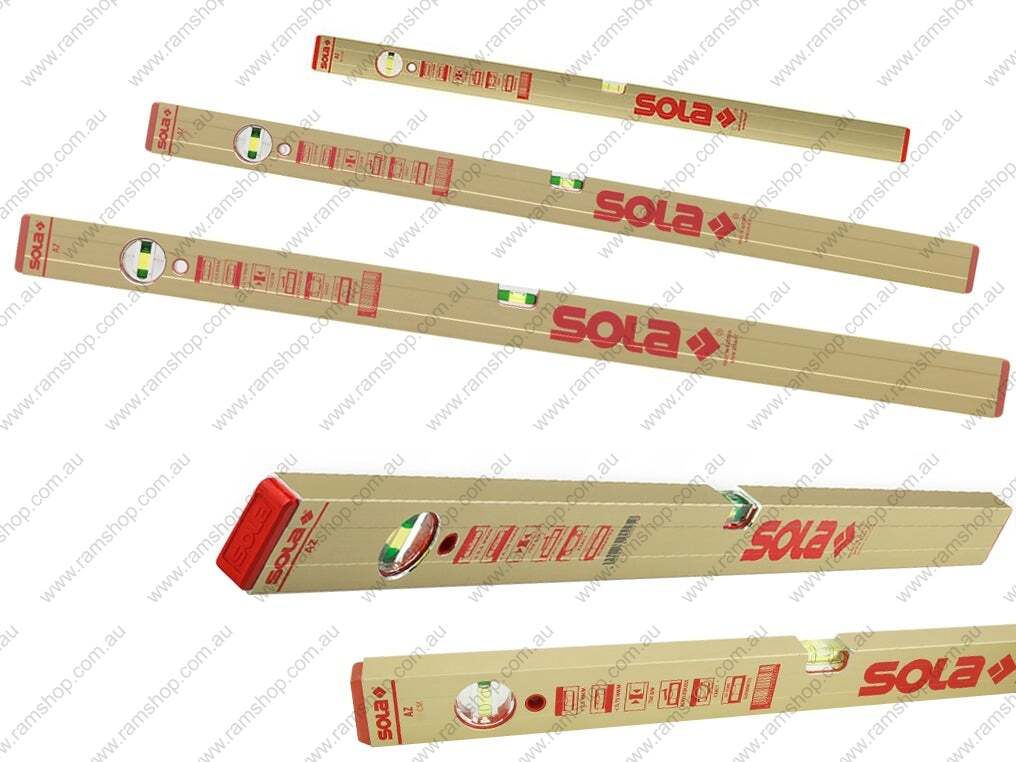 Sola AZ Spirit Level 7 Pack (40cm,60cm,80cm,100cm,120cm,150cm,200cm)