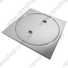 [ART] 100mm SQUARE Clear Out Push in CP - Chrome(IO)