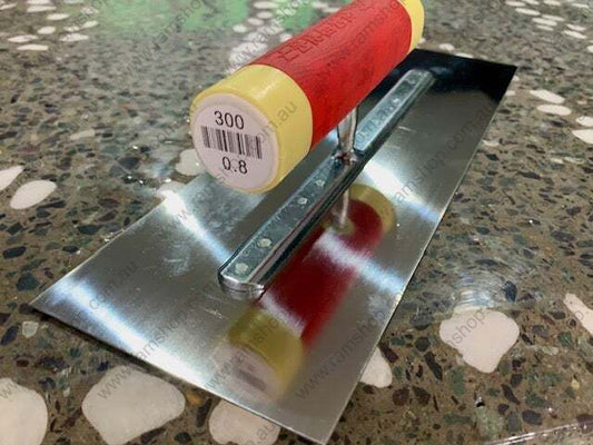 [KR] Plastering Square Trowel Red (Steel) 300 x 120 x 0.8T