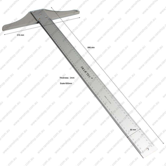 KR AI T-Square Ruler 600mm