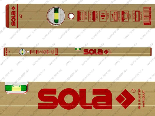 Sola AZ Spirit Level 7 Pack (40cm,60cm,80cm,100cm,120cm,150cm,200cm)
